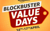 亚马逊Blockbuster Value Days宣布推出智能手机和家用电器的优惠活动