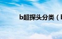 b超探头分类（b超探头的参数）