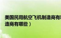 美国民用航空飞机制造商有哪些品牌（美国民用航空飞机制造商有哪些）