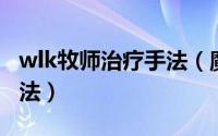 wlk牧师治疗手法（魔兽世界9.27牧师治疗手法）