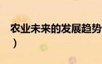 农业未来的发展趋势（农业未来5年发展趋势）