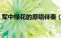 军中绿花的原唱伴奏（军中绿花的原唱小曾）