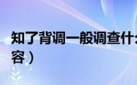 知了背调一般调查什么（知了背调调查什么内容）