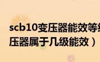 scb10变压器能效等级是多少（scb10干式变压器属于几级能效）