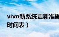 vivo新系统更新准确时间（vivo新系统更新时间表）