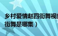 乡村爱情赵四街舞视频（乡村爱情故事赵四跳街舞是哪集）