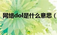 网络dol是什么意思（dop网络流行语意思）