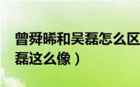 曾舜晞和吴磊怎么区分?（曾舜晞为什么和吴磊这么像）