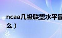 ncaa几级联盟水平最高（ncaa三级联盟是什么）