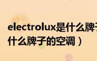 electrolux是什么牌子热水器（electrolux是什么牌子的空调）