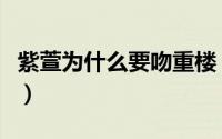 紫萱为什么要吻重楼（为什么紫萱会喜欢重楼）