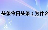 头条今日头条（为什么今日头条专业版没了）