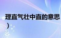 理直气壮中直的意思（理直气壮代表什么生肖）