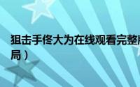 狙击手佟大为在线观看完整版（狙击手佟大为文参谋最后结局）