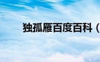 独孤雁百度百科（独孤鹜什么意思）