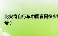 比安奇自行车中国官网多少钱（比安奇公路自行车有几种型号）