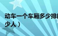 动车一个车厢多少排座位（动车一个车厢坐多少人）