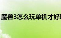 魔兽3怎么玩单机才好玩（魔兽世界3怎么玩）