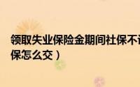 领取失业保险金期间社保不计工龄（领取失业保险金期间社保怎么交）