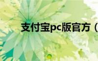 支付宝pc版官方（支付宝pc版官网）