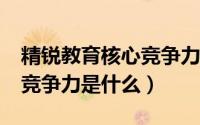 精锐教育核心竞争力是什么?（精锐教育核心竞争力是什么）