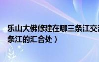 乐山大佛修建在哪三条江交汇的岩壁上（乐山大佛位于哪三条江的汇合处）