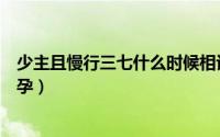 少主且慢行三七什么时候相认（少主且慢行大结局女三七怀孕）