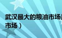 武汉最大的粮油市场是哪里（武汉最大的粮油市场）