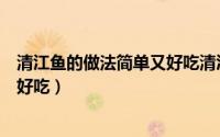 清江鱼的做法简单又好吃清江鱼咋洗（清江鱼的做法简单又好吃）