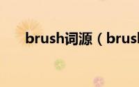 brush词源（brushed的原形是什么）