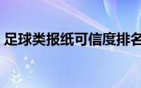 足球类报纸可信度排名（中国足球报纸排行）