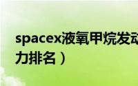 spacex液氧甲烷发动机（液氧甲烷发动机推力排名）