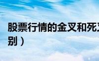 股票行情的金叉和死叉（股市死叉和金叉的区别）