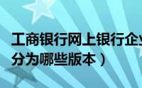 工商银行网上银行企业版（工行企业网上银行分为哪些版本）