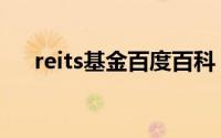 reits基金百度百科（什么是reits基金）