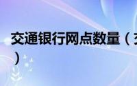 交通银行网点数量（交通银行全国有多少网点）