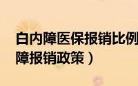 白内障医保报销比例是多少（社保2022白内障报销政策）