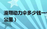 滑翔动力伞多少钱一个（动力滑翔伞能飞多少公里）