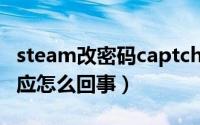 steam改密码captcha响应无效（steam无响应怎么回事）