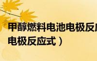 甲醇燃料电池电极反应式书写（甲醇燃料电池电极反应式）