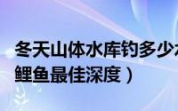 冬天山体水库钓多少水深好（冬季山体水库钓鲤鱼最佳深度）