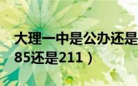 大理一中是公办还是民办（云南大理一中是985还是211）