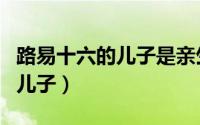 路易十六的儿子是亲生的吗（法国路易十六的儿子）