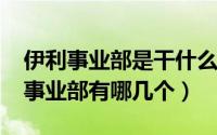 伊利事业部是干什么的（10月08日伊利集团事业部有哪几个）