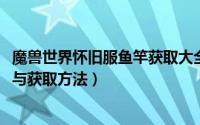 魔兽世界怀旧服鱼竿获取大全（10月14日魔兽世界鱼竿列表与获取方法）