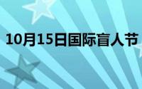 10月15日国际盲人节（10月15日北宋朱能）