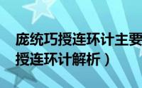 庞统巧授连环计主要内容（10月08日庞统巧授连环计解析）