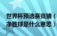 世界杯预选赛竞猜（10月08日世界杯预选赛净胜球是什么意思）