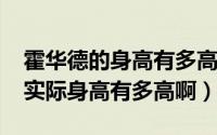 霍华德的身高有多高（10月18日魔兽霍华德实际身高有多高啊）