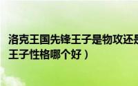 洛克王国先锋王子是物攻还是魔攻（10月19日洛克王国先锋王子性格哪个好）